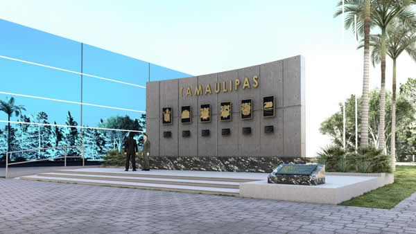 Construyen monumento por el Bicentenario de la Constitución de Tamaulipas