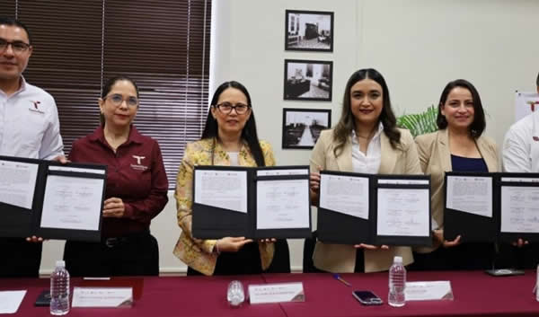 Firma SABG convenio con el Colegio de Tamaulipas para elevar el desempeño institucional