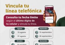 Gobierno anuncia prórroga para vincular líneas celulares a la CURP; publica nuevo calendario