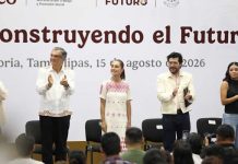 Se reúne Claudia Sheinbaum con jóvenes tamaulipecos: son el eje central del presente