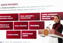 Sheinbaum presenta proyecto de decreto para obligar a plataformas digitales a bajar contenidos que inciten violencia y odio