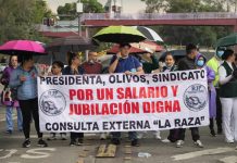 Trabajadores del IMSS convocan a marcha nacional para el martes; se sumará la CNTE